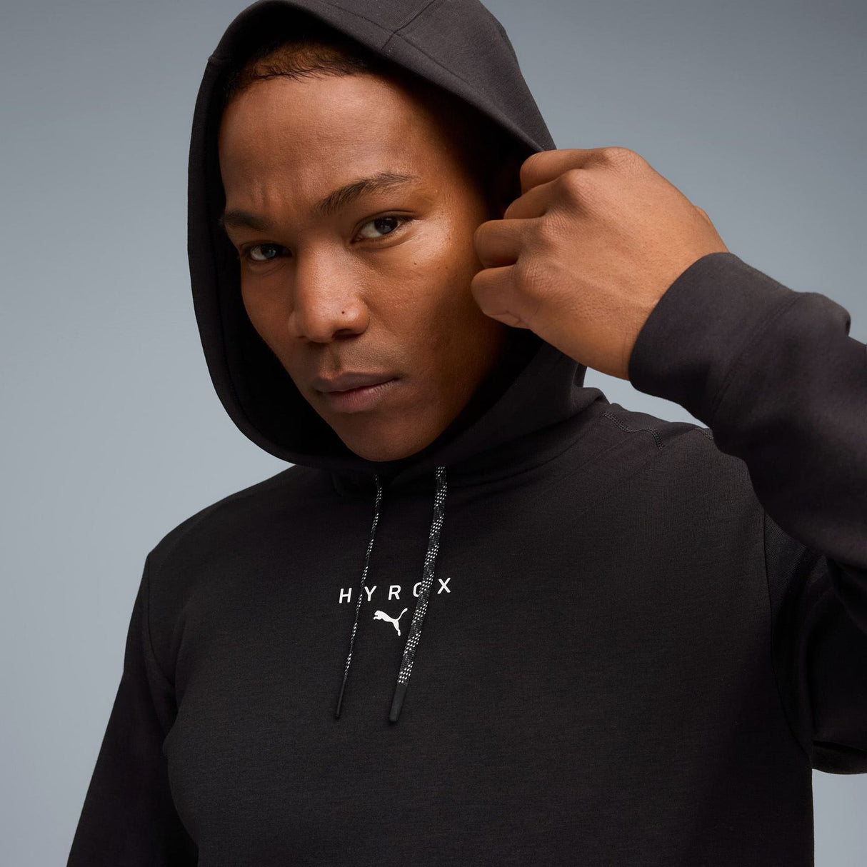 PUMA HYROX CLOUDSPUN Mens HOODIE Black