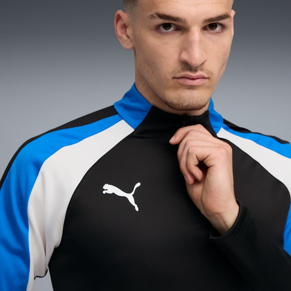 Puma IndividualLIGA Football Mens Half-Zip Slim-Fit Top