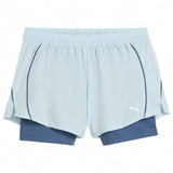 Puma RUN VELOCITY 2IN1 3 Wmns SHORT Blue