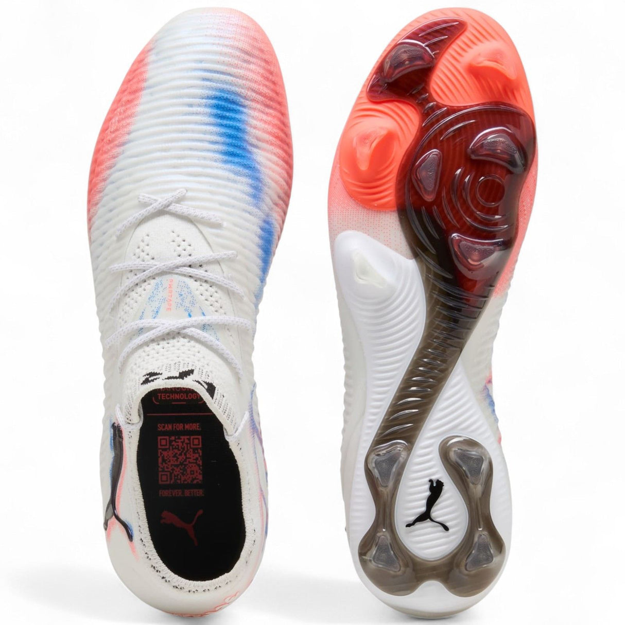 Puma Future 8 Ultimate Adults Low Firm Ground Football Boots Top and Sole Full View
