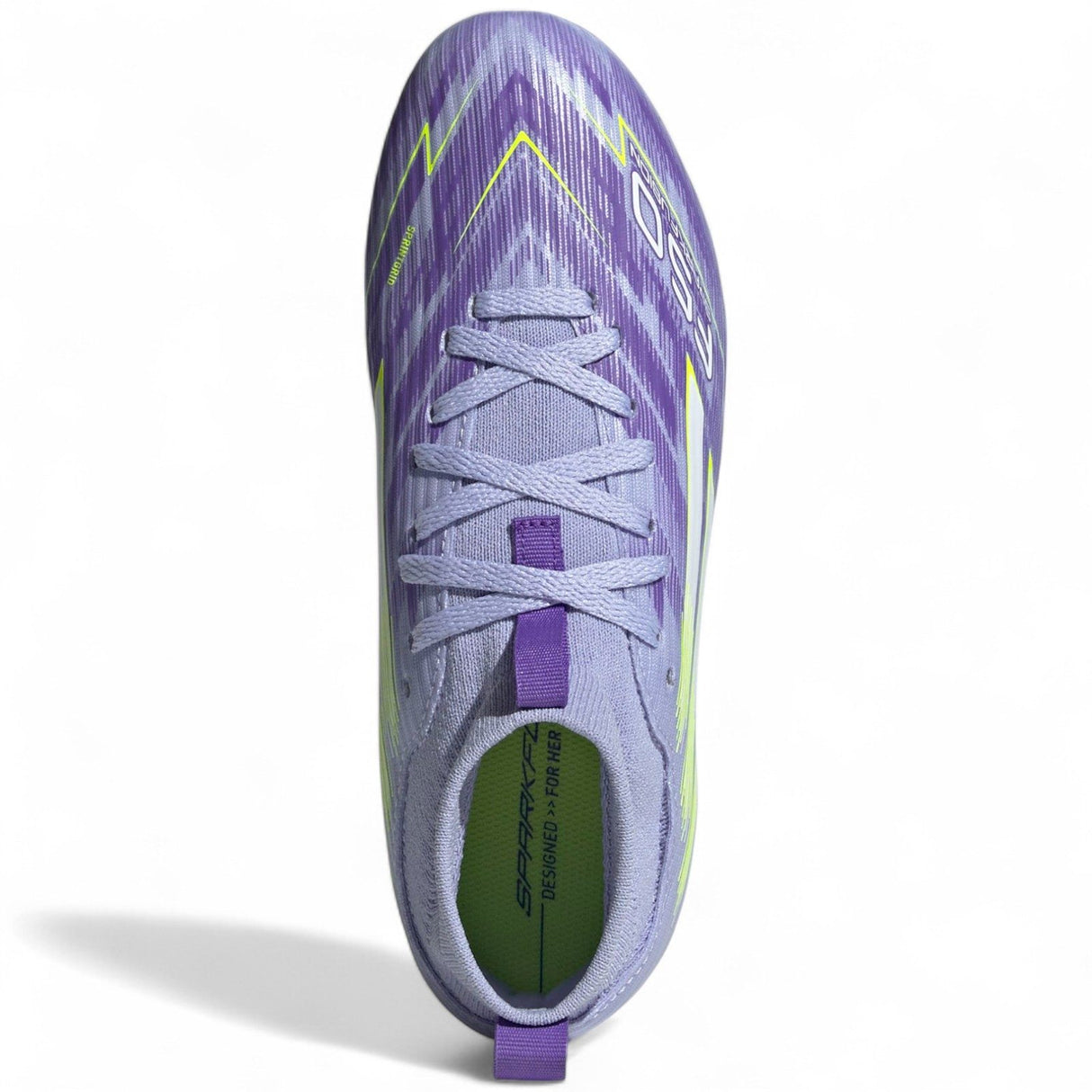 adidas Sparkfusion League Girls Firm/Artificial Ground Football Boots Top Full View