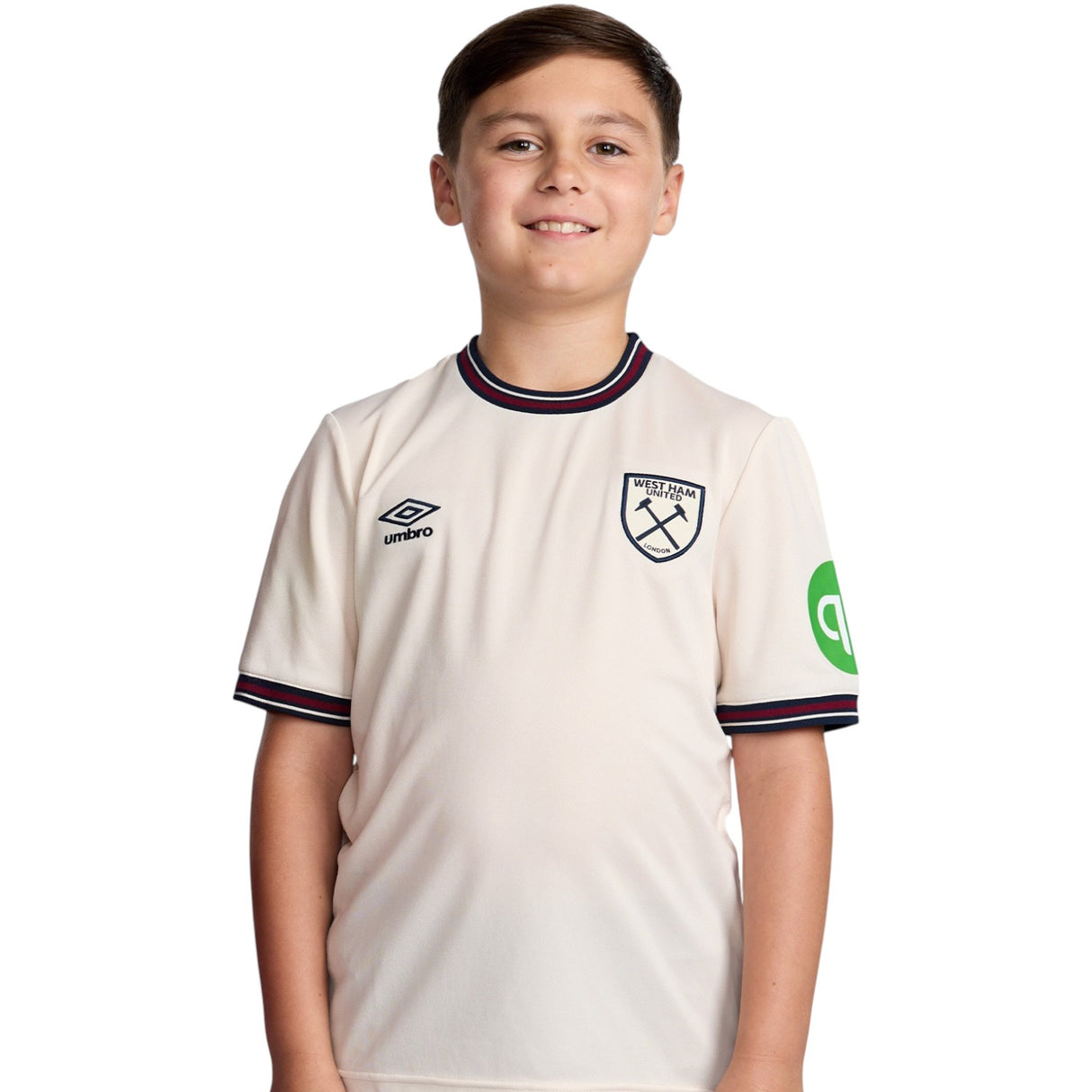 Umbro West Ham Kids Away Jersey White