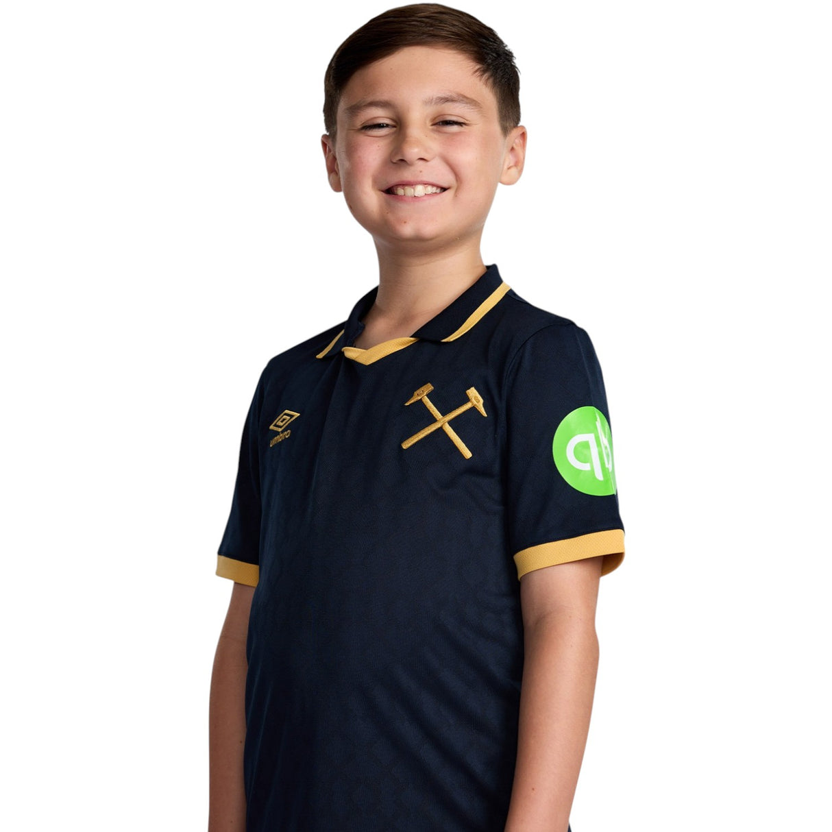 Umbro West Ham Kids Third Jersey Navy