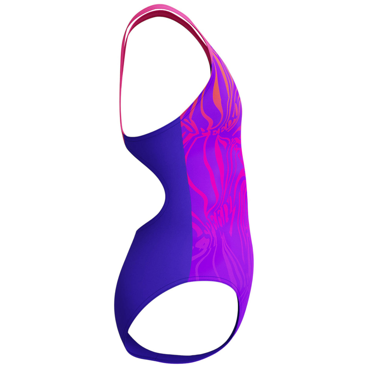 Speedo Girls Digit Placement Splashback Swimsuit