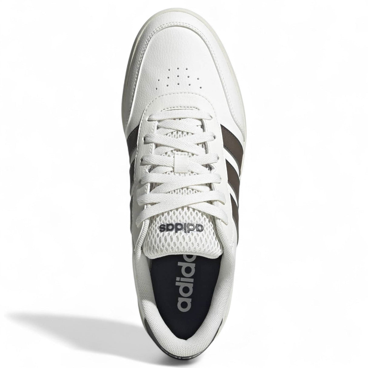 adidas Mens BREAKNET 3.0 White/Brown