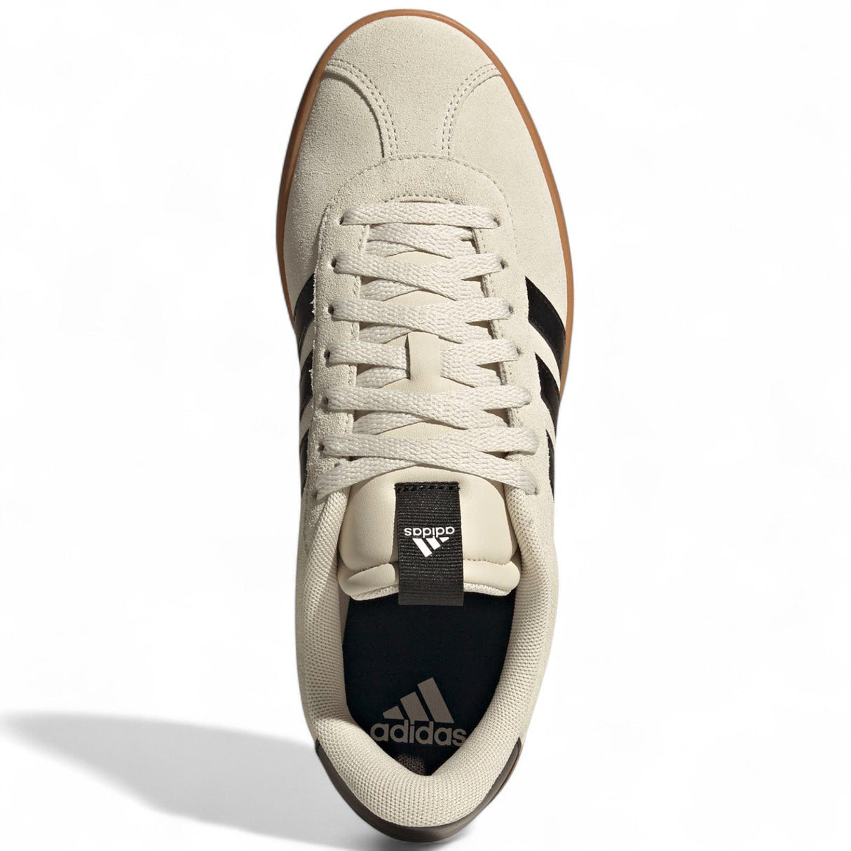adidas VL Court 3.0 Mens Regular-Fit Lace Trainers Top Full View