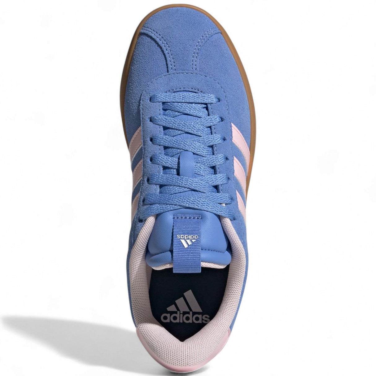 adidas VL Court 3.0 Womens Regular-Fit Lace Trainers Top Full View