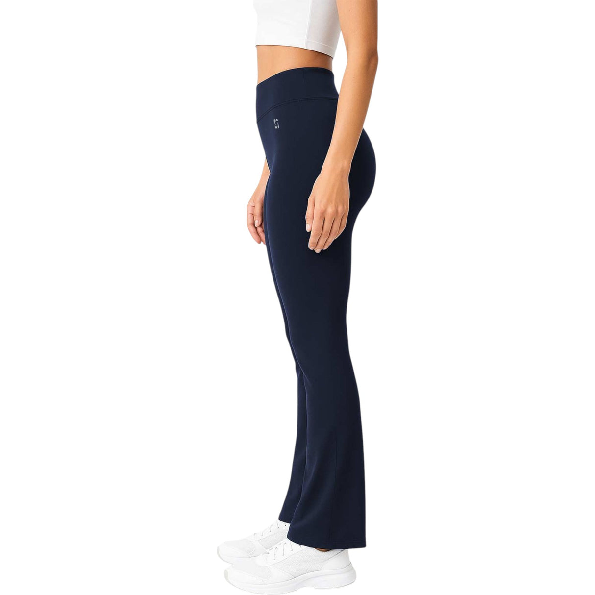 BodyLogic Sculpt Full-Length Womens Legging Model Side View