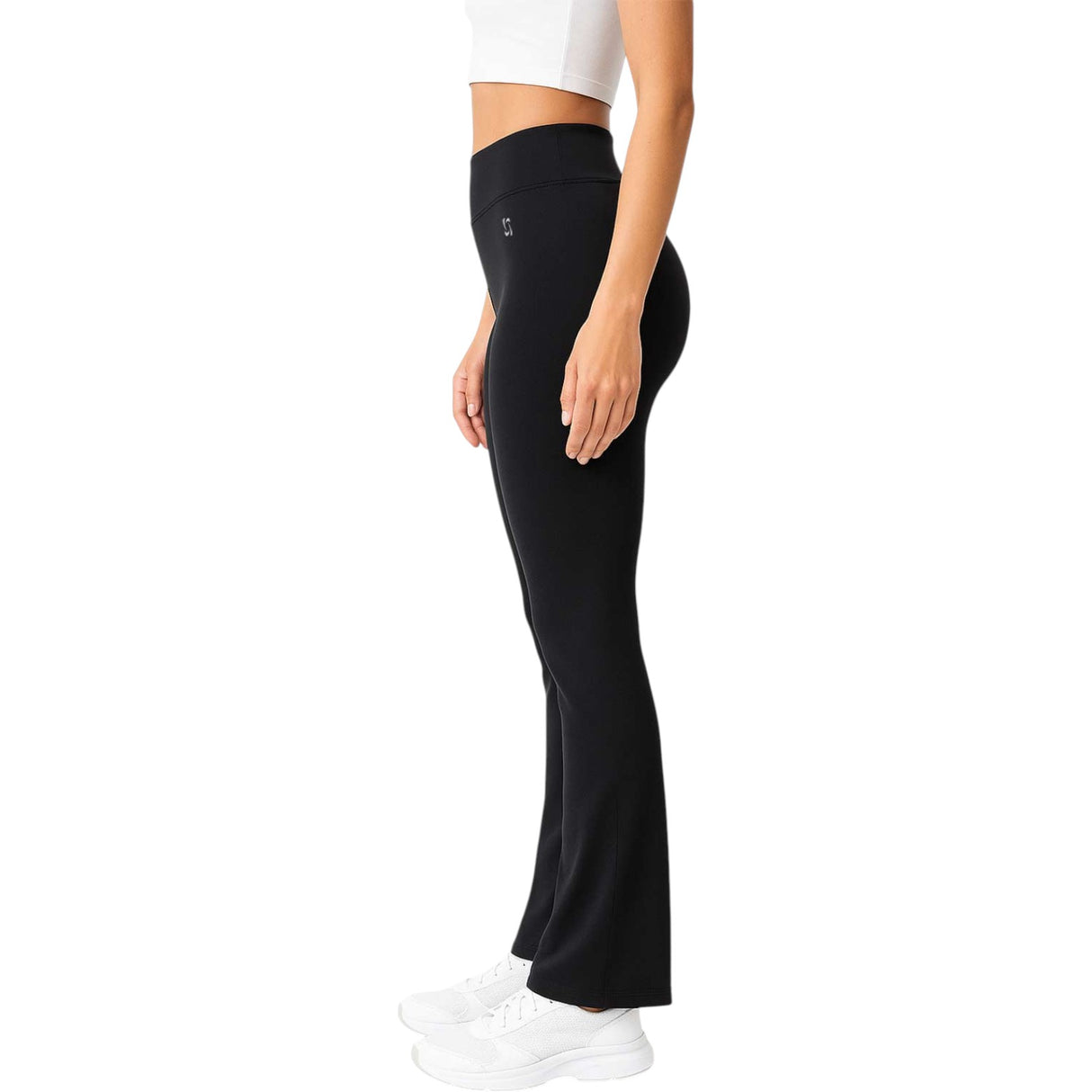 BodyLogic Sculpt Full-Length Womens Legging Model Side View