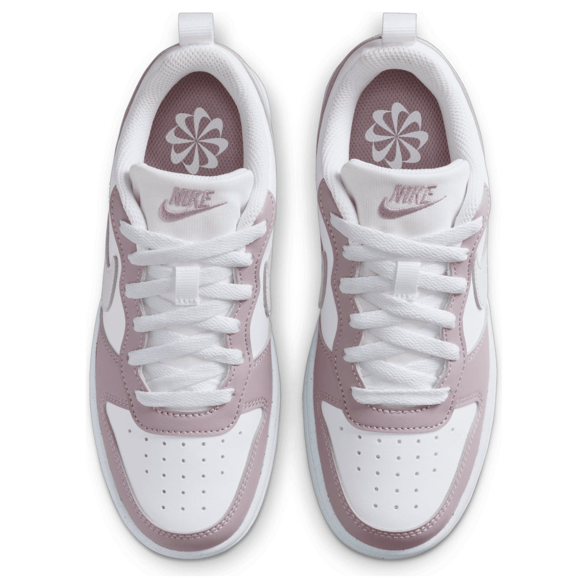 Nike Girls Court Borough Low White