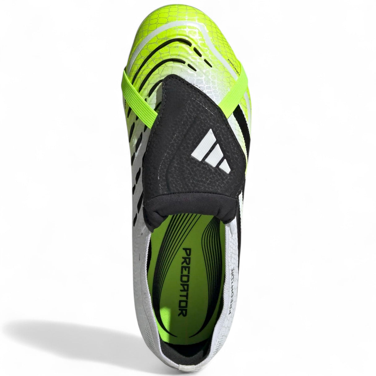 adidas Predator Elite Fold-Over Tongue Kids Firm Ground Football Boots Top Full View