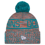 New Era NFL 25 Dolphins Bobble Hat Green