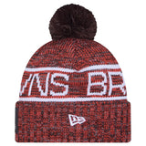 New Era NFL 25 Browns Bobble Hat Orange