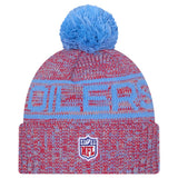New Era NFL 25 Oilers Bobble Hat Blue