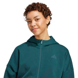 adidas Future Icons Small Logo Womens Full-Zip Hoodie