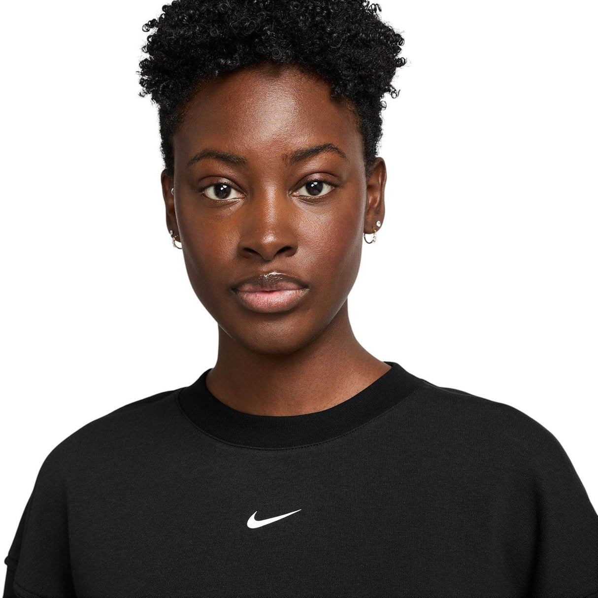 Nike NP DF FLC Womens Crew TT GRX Black