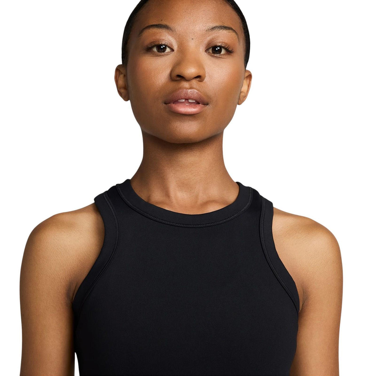 Nike One Fitted Womens Dri-FIT Cropped Tank Top