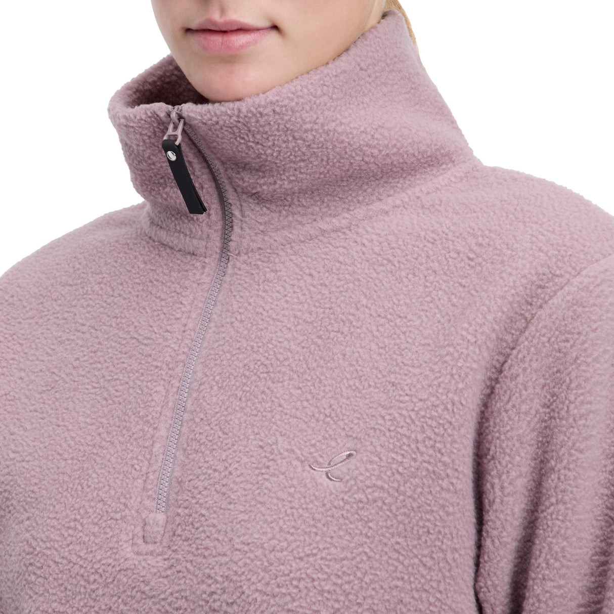 Energetics Amelia Womens Half-Zip Full-Length Fleece Top