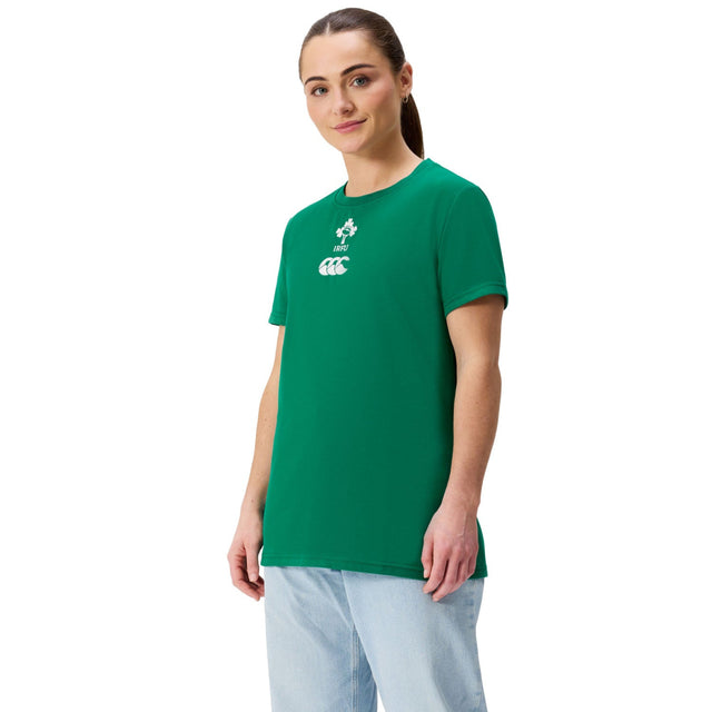 Canterbury IRFU Ireland Rugby Womens RWC 2025/26 Short Sleeved T-Shirt