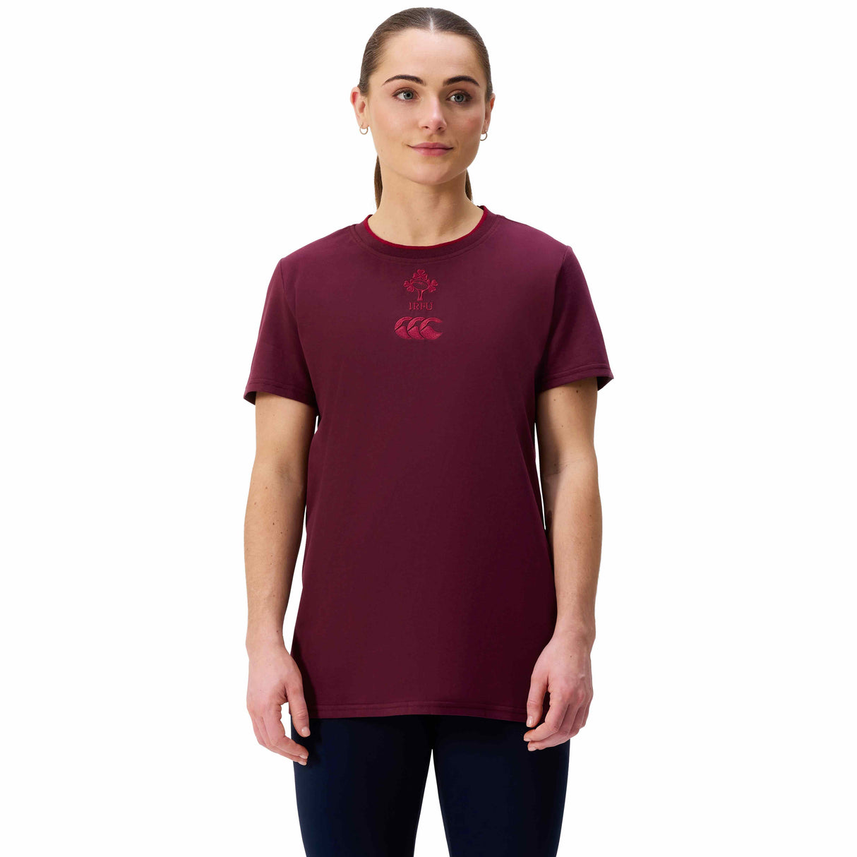 Canterbury IRFU Ireland Rugby Womens RWC 2025/26 Short Sleeved T-Shirt