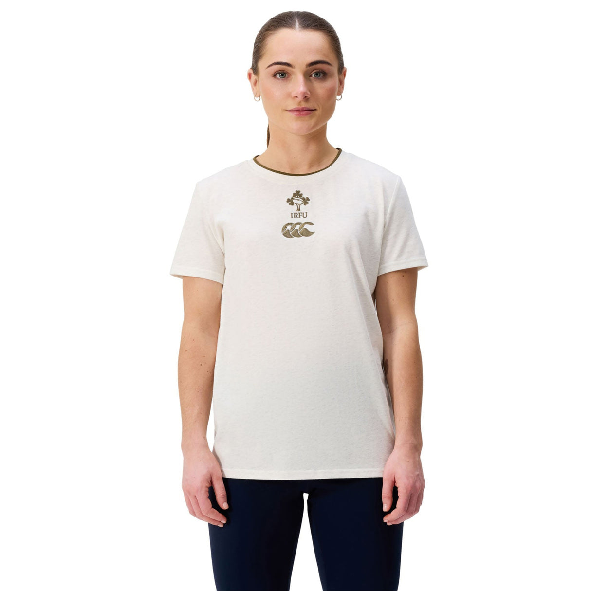 Canterbury IRFU Ireland Rugby Womens RWC 2025/26 Short Sleeved T-Shirt