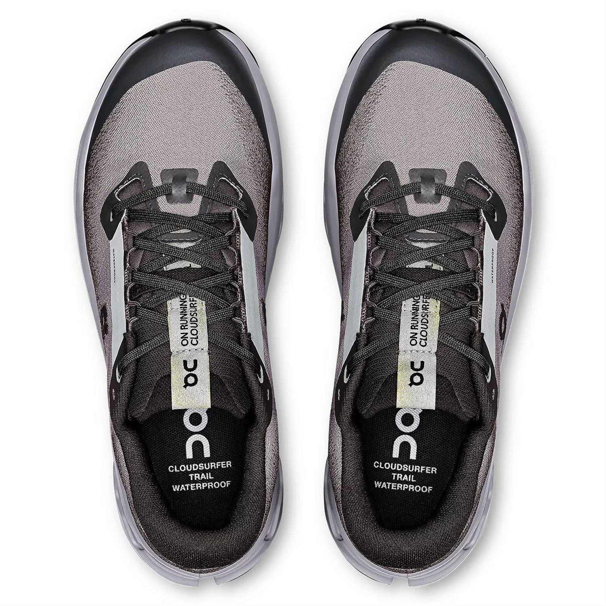 ON Womens Cloudsurfer Trail 2 WP Blk/Pnk