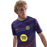 Nike FC Barcelona Academy Pro Home Mens Dri-FIT Soccer Pre-Match Short-Sleeve Top