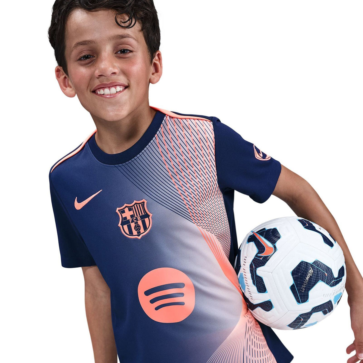 Nike FC Barcelona Academy Pro Third Big Kids Dri-FIT Soccer Pre-Match Top
