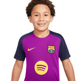 Nike FC Barcelona Strike Kids Dri-FIT Soccer Short-Sleeve Top