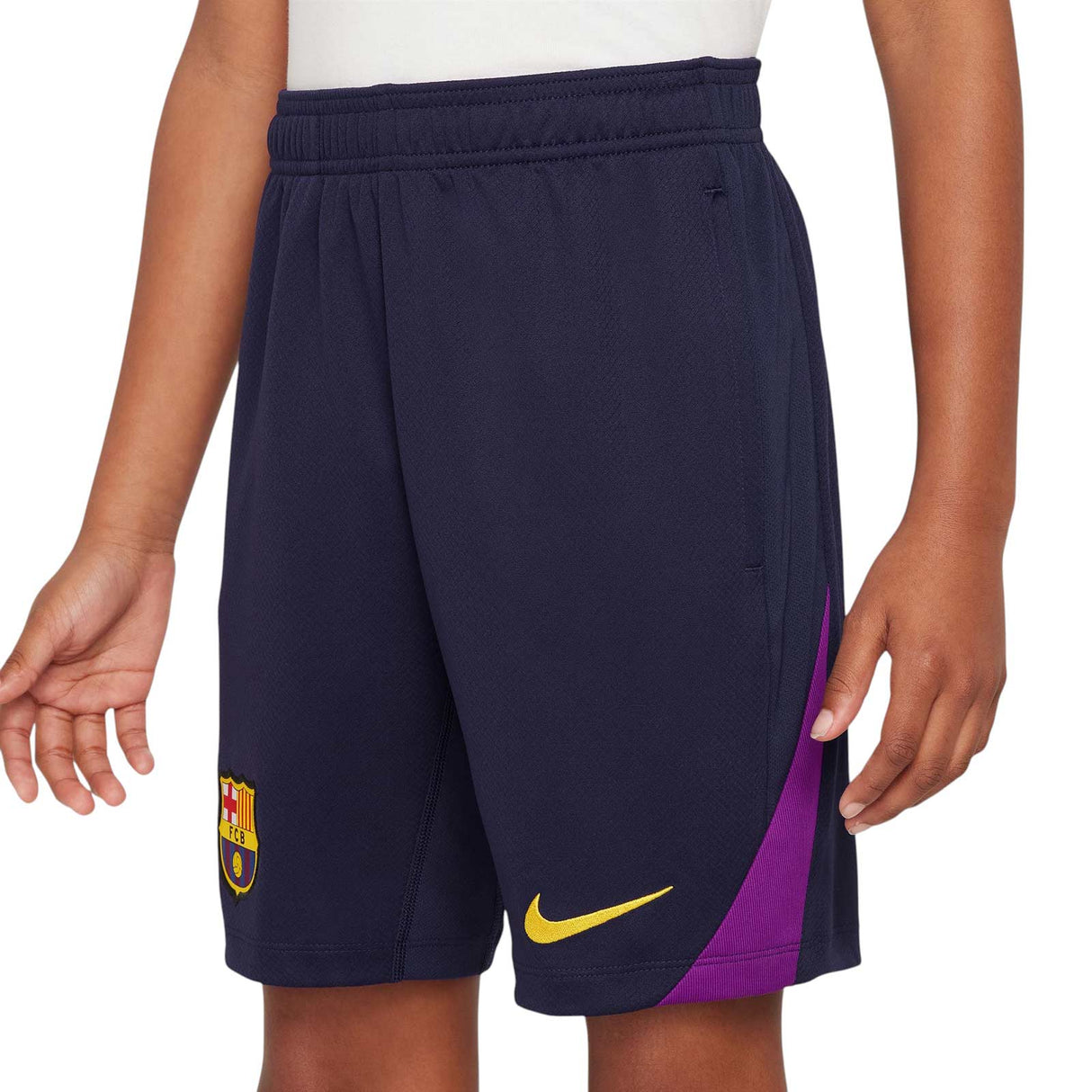 Nike FC Barcelona Strike Kids Dri-FIT Soccer Knit Shorts