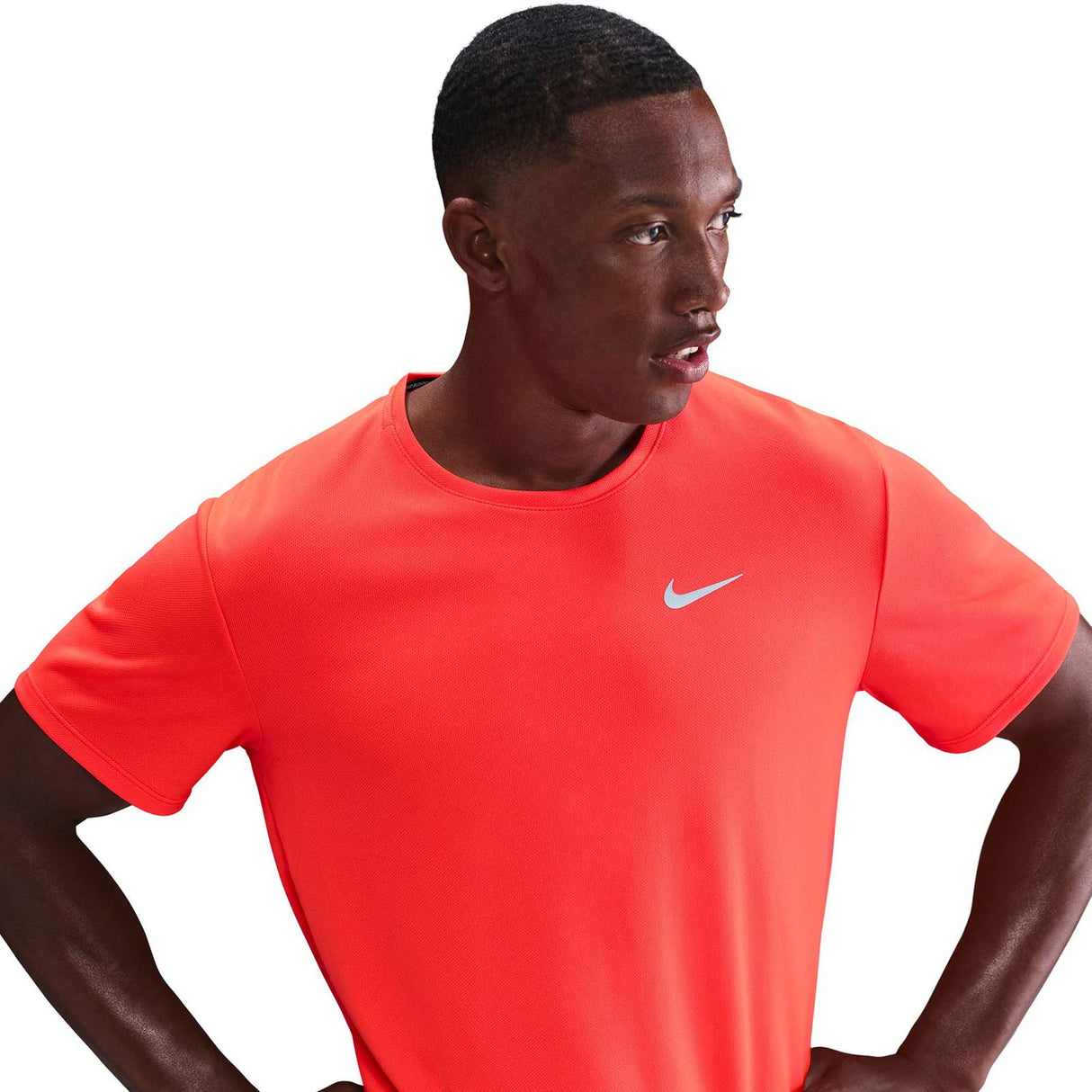Nike Miler Mens Dri-FIT UV Short-Sleeve Running Top