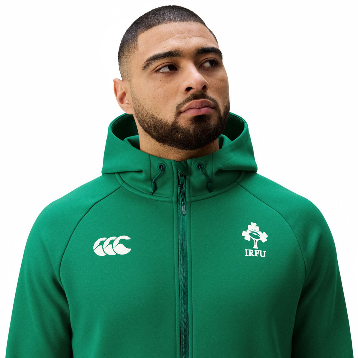 Canterbury IRFU Ireland Rugby 2025/26 Mens Tech Train Hoodie
