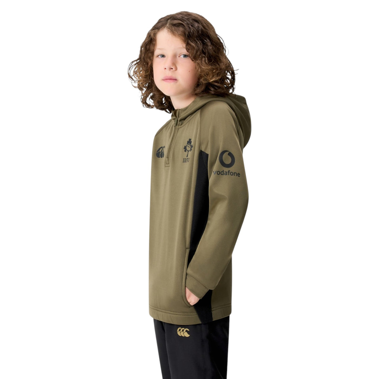 Canterbury IRE OH ZIP TRNG HOODY K Brown