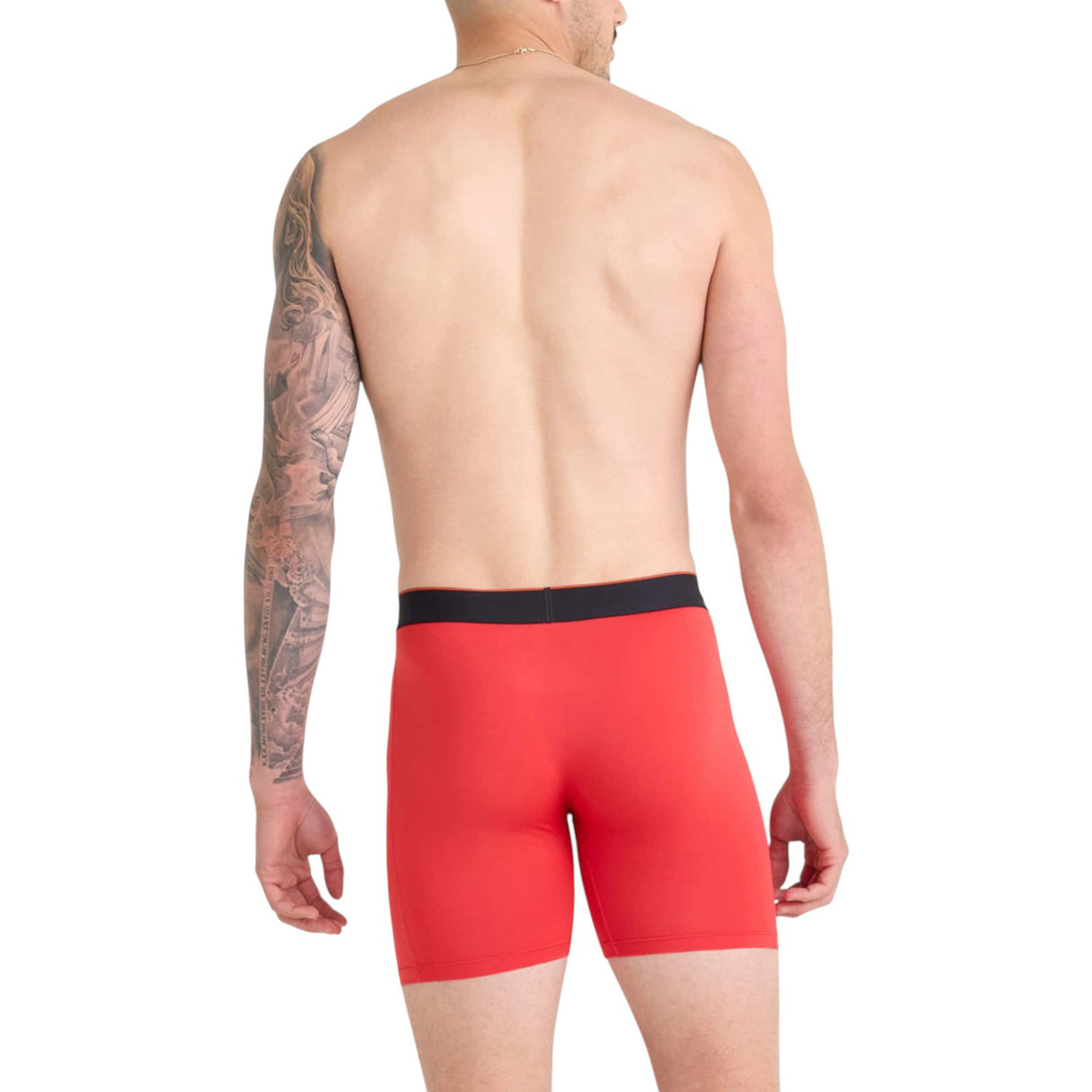 SAXX MS Mesh Boxer Brief Fly 2pk Blk/Red