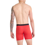 SAXX MS Mesh Boxer Brief Fly 2pk Blk/Red