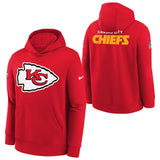 Nike Chiefs Fleece Kids Hoodie Red