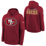Nike 49ers Fleece Kids Hoodie Red