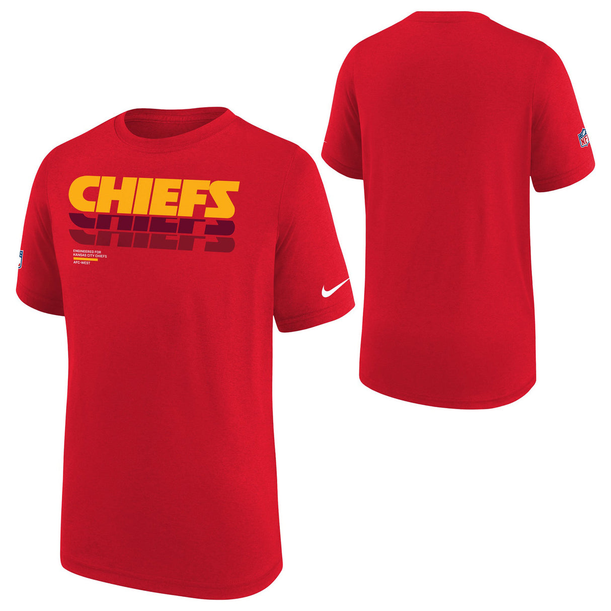 Nike Chiefs Legend Kids Tee Red