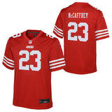 Nike Boys Game Jsy 49ers McCaffrey 23 Rd
