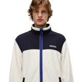 NAPAPIJRI T DERGANA Mens FZ Fleece White