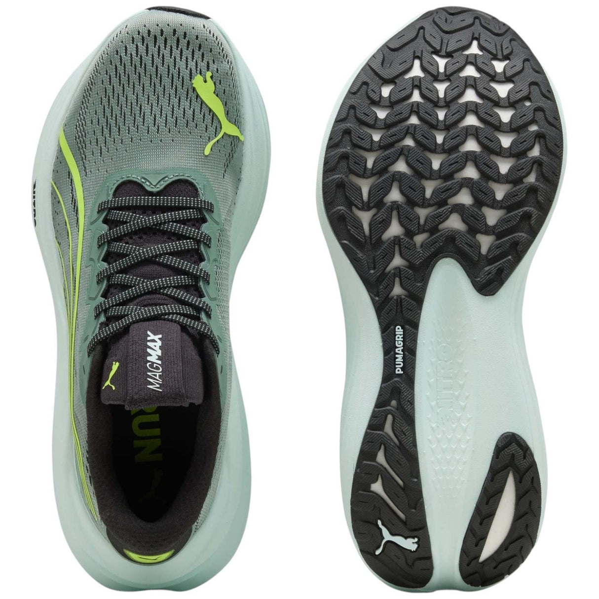 Puma MagMax NITRO Mens Regular-Fit Running Shoes