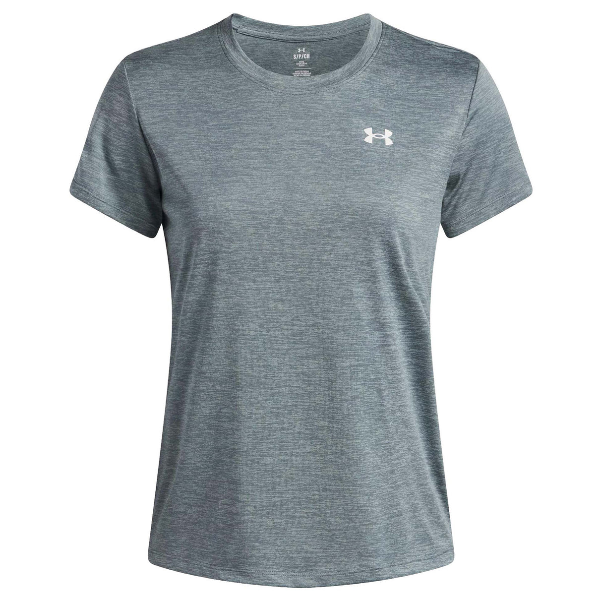UA Wms Tech SSC Tee- Twist Blue
