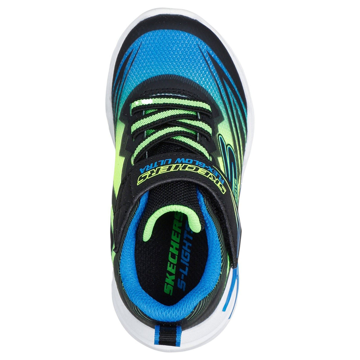 Skechers Boys SLights FlexGlow Ultra Blu