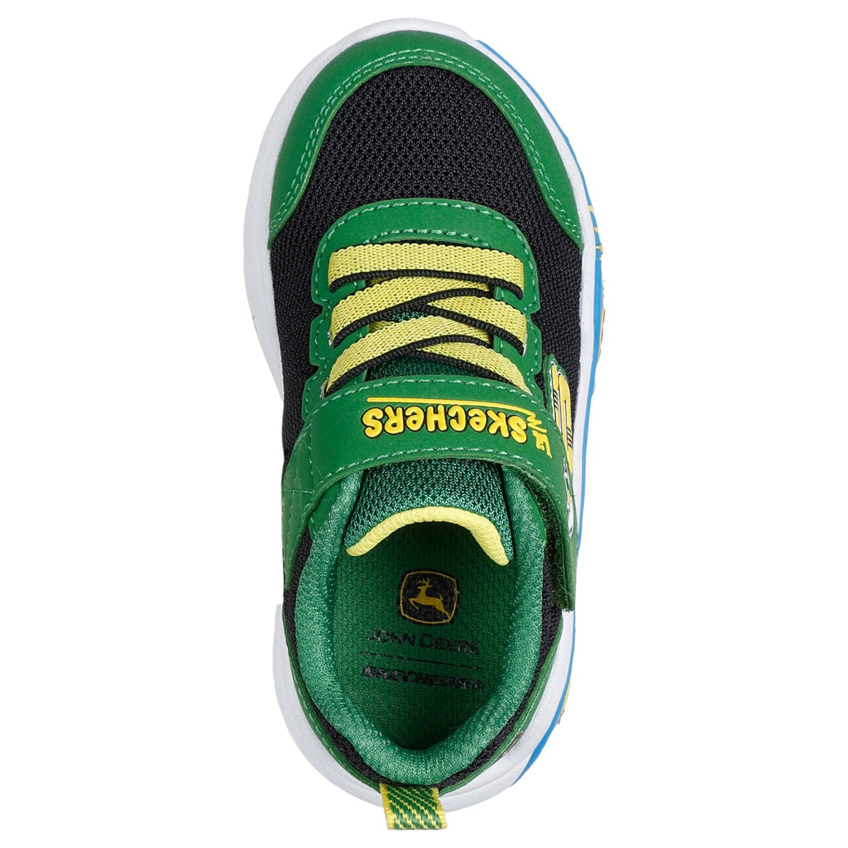 Skechers B JohnDeere PlyScn BrnSqud Grn