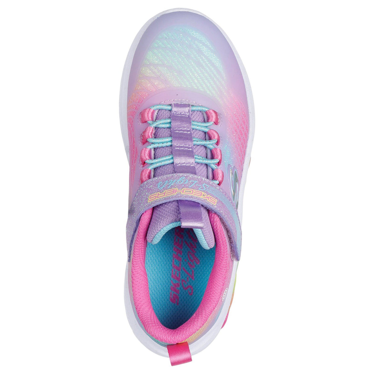 Skechers Jr G Slights Rainbw Cruisrs Pnk