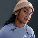 Nike Girls NSW CLUB FLC BXY CREW LBR Blu
