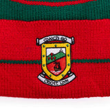 USSI Mayo GAA Football Bobble Beanie Hat Close-Up Crest View