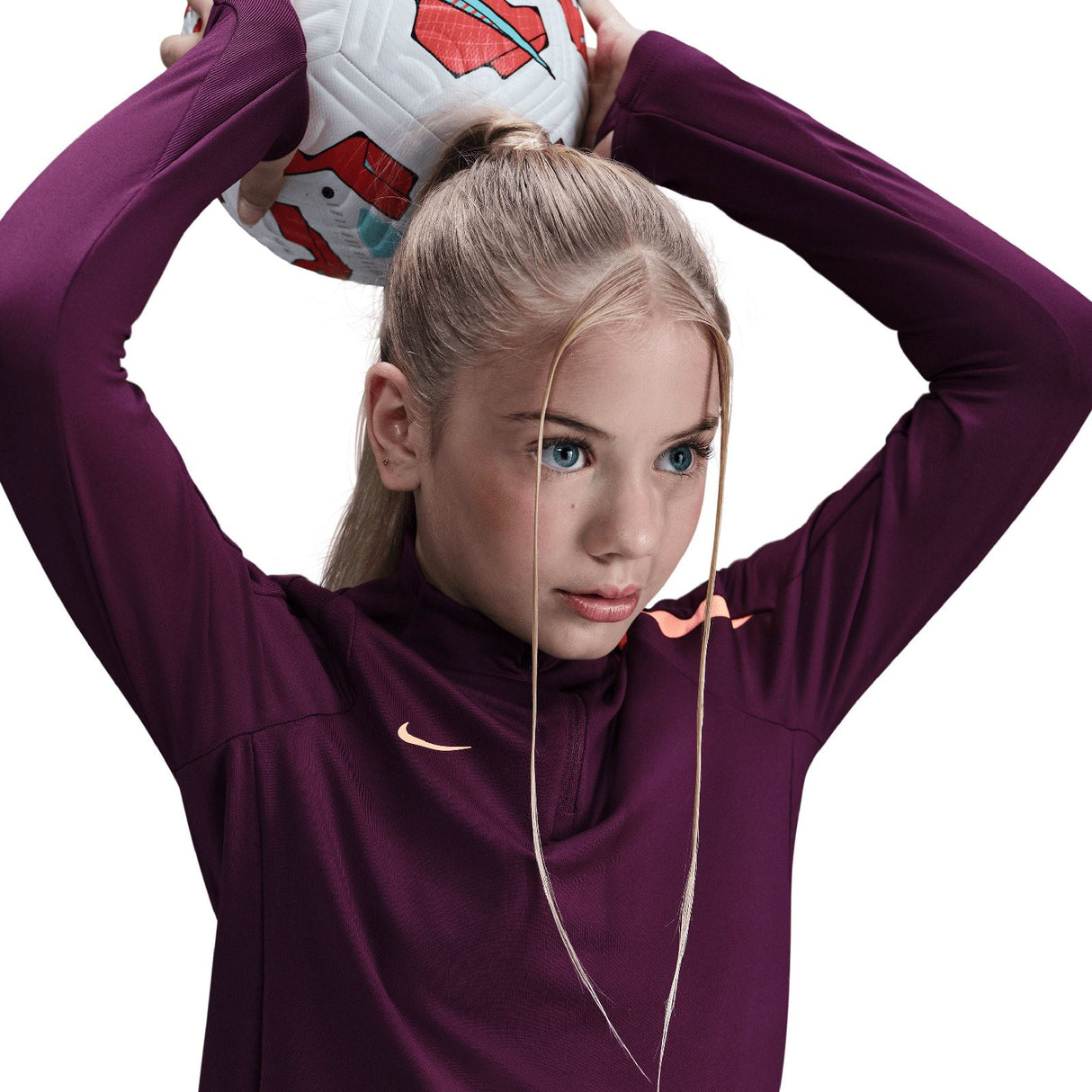 Nike Kids DF STRK24 DRILL HZ TOP Maroon