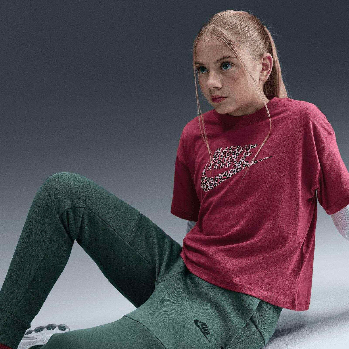 Nike Boys NSW TCH FLC JOGGER PD Green