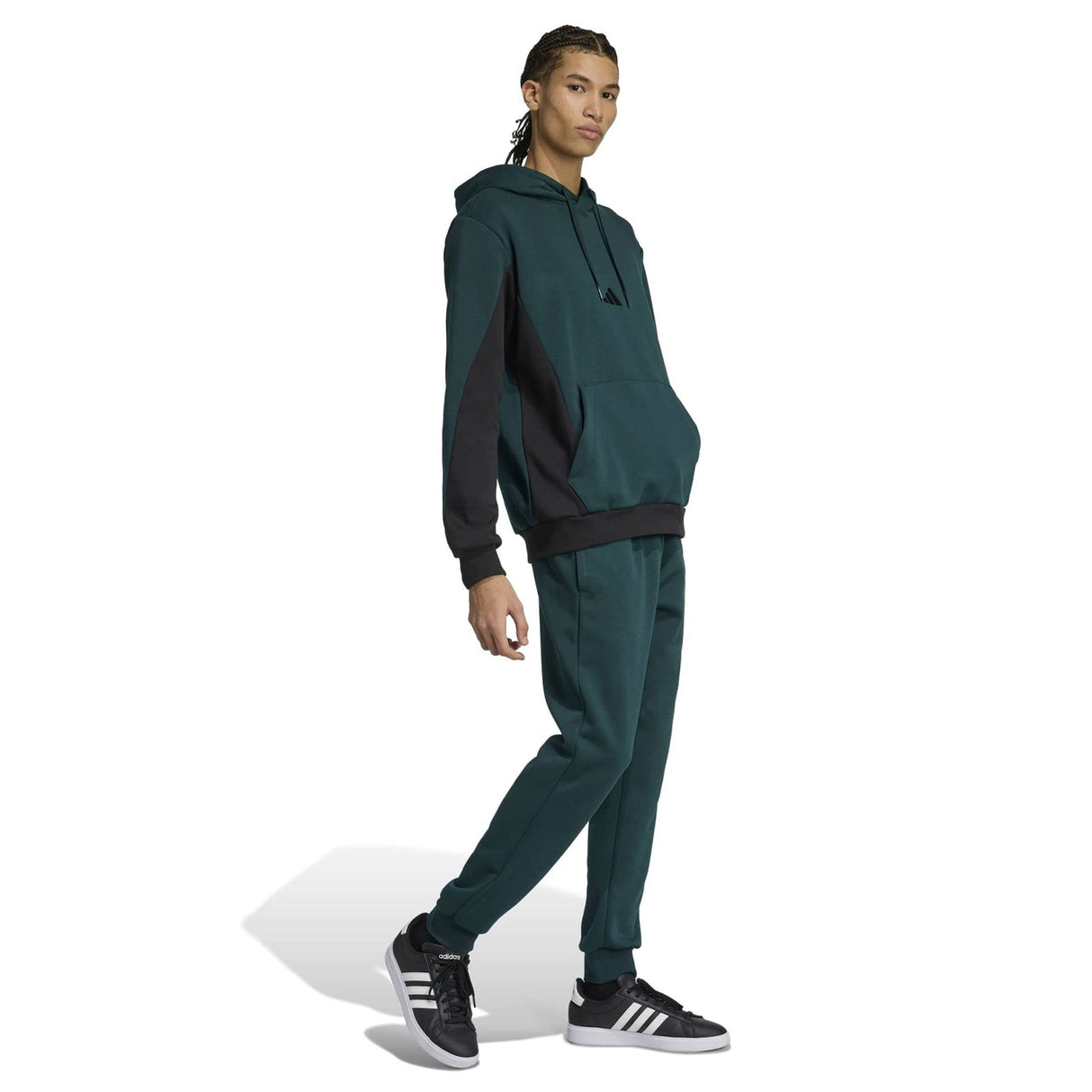 adidas Mens M FL CB HD TrackSuit Green